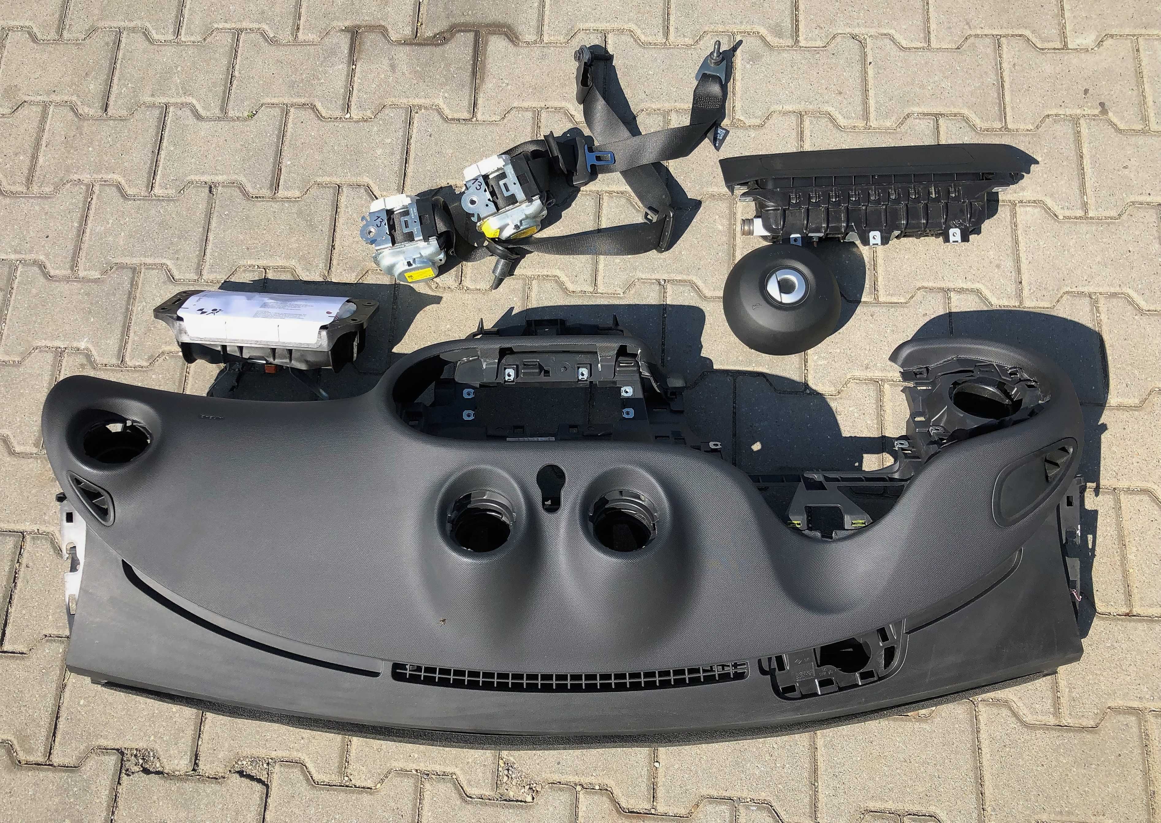 Smart 453 kit airbag volan pasager plansa de bord centuri fortwo