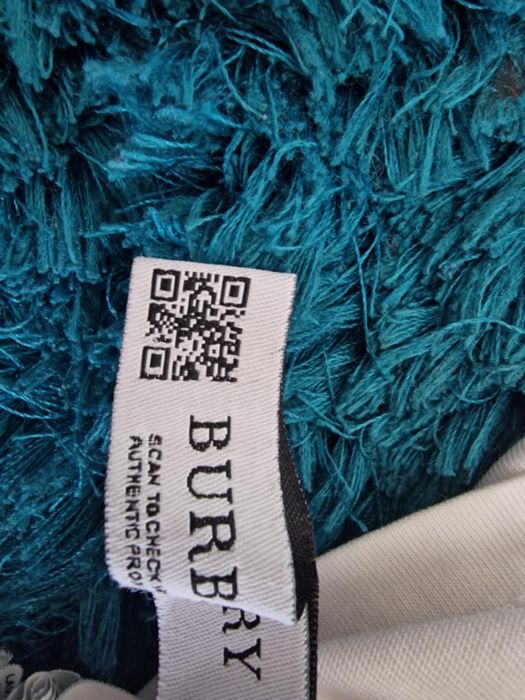 Tricou Burberry original alb cu logo TB (mărime S-M)
