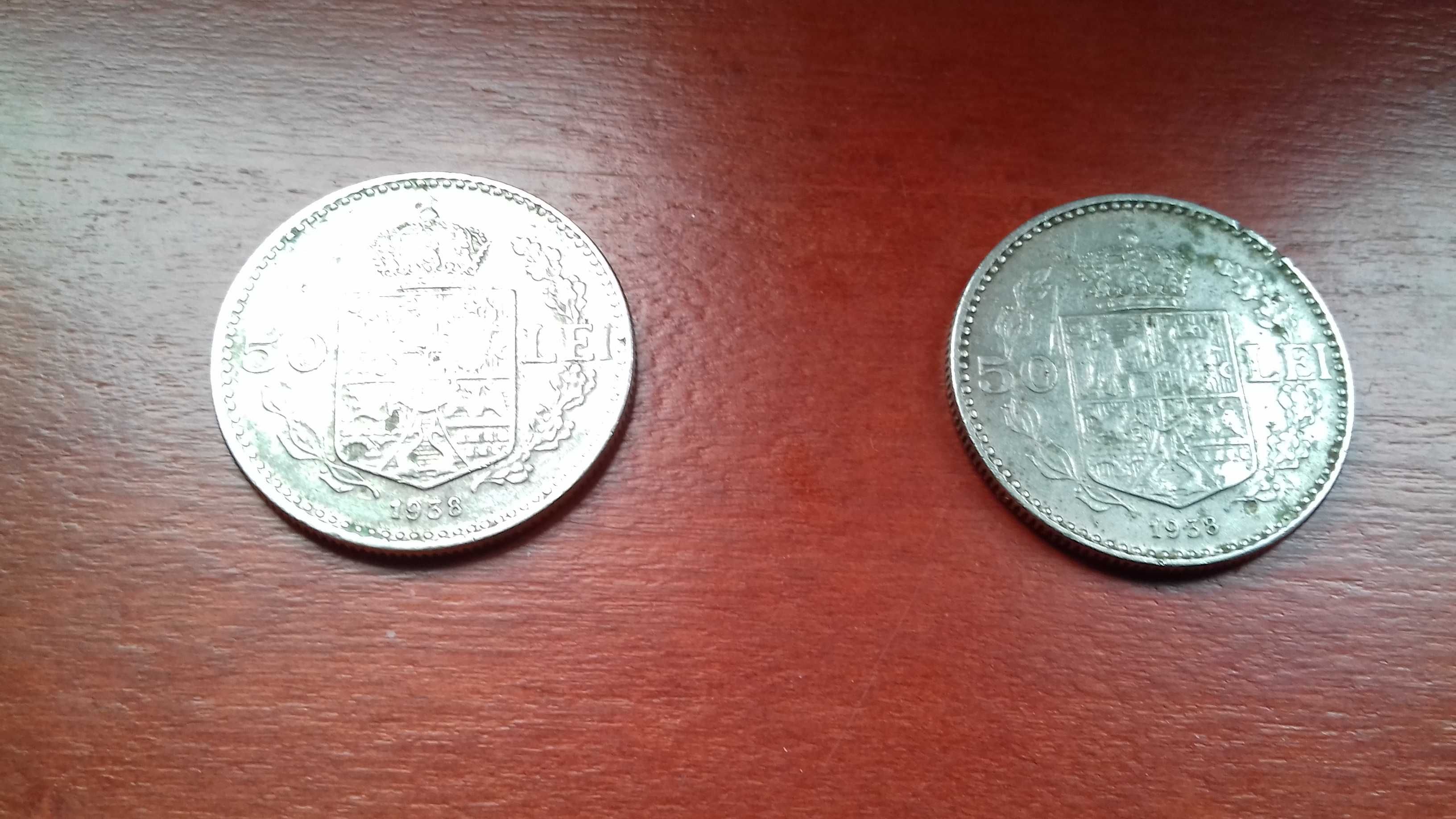 Moneda Carol 2, 50 lei  - 100 Ron/buc nu-s de argint