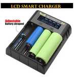 Incarcator SMART baterii acumulatori WISSBLUE LCD 4 Ni-CD Ni-MH Li-ion
