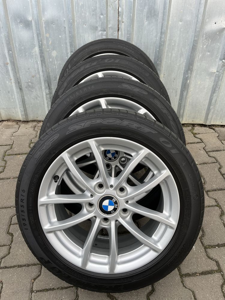 Jante aliaj 5x120mm, anvelope 195/55 R16, BMW seria 1, E87, E81, F20