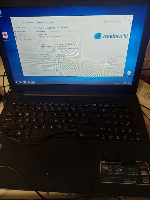 Vand laptop Asus 2.42 GH, ssd 500 GB.