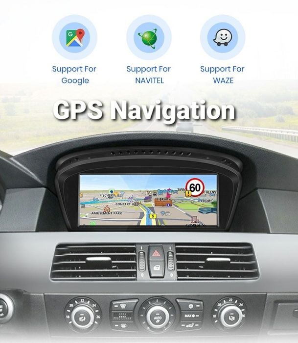 Navigatie Android dedicat pt. BMW Seria 5 E60, E61, E63, E64, E90, E91