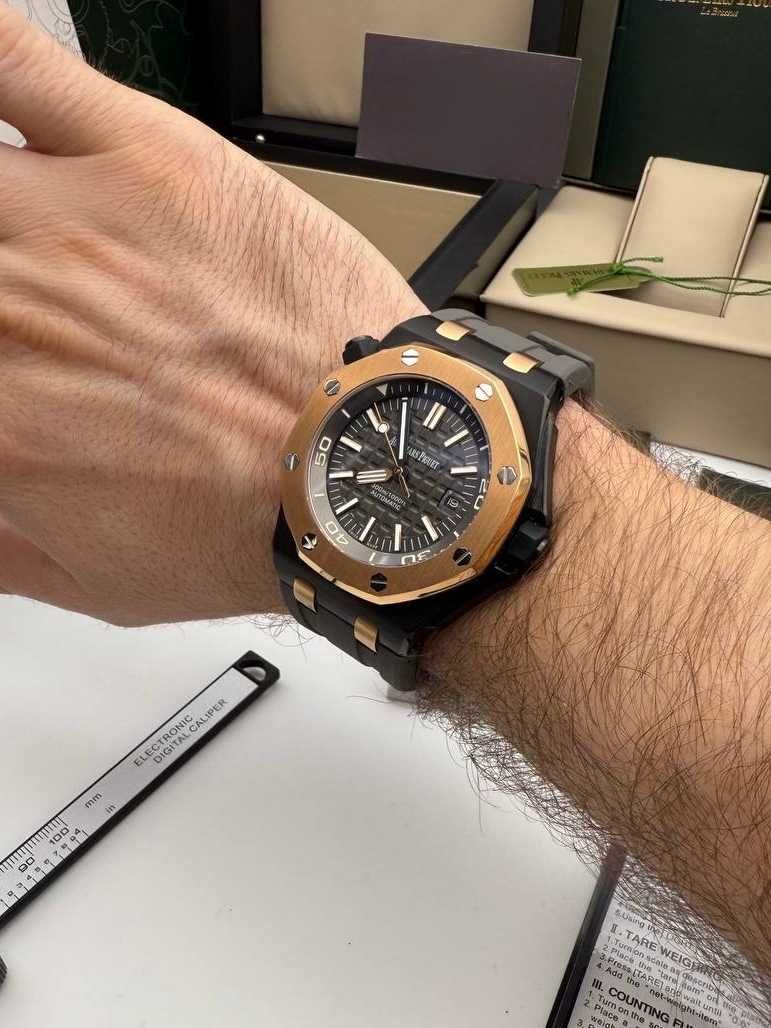 audemars piguet offshore diver black gold
