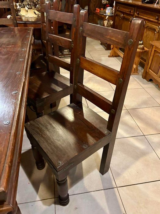 Трапезна маса с 8 стола Масив Тик Холандия