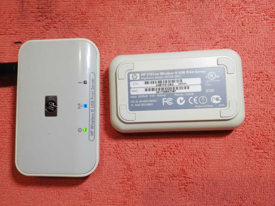 3 броя HP 2101nw Wireless USB print server