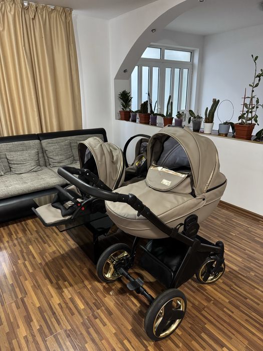 Carucior 3 in 1 Prime Mirage Beige Gold - Krausman