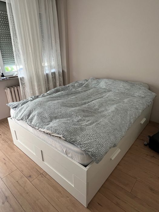 Легло с матрак 140x200см BRIMEKS IKEA с табла