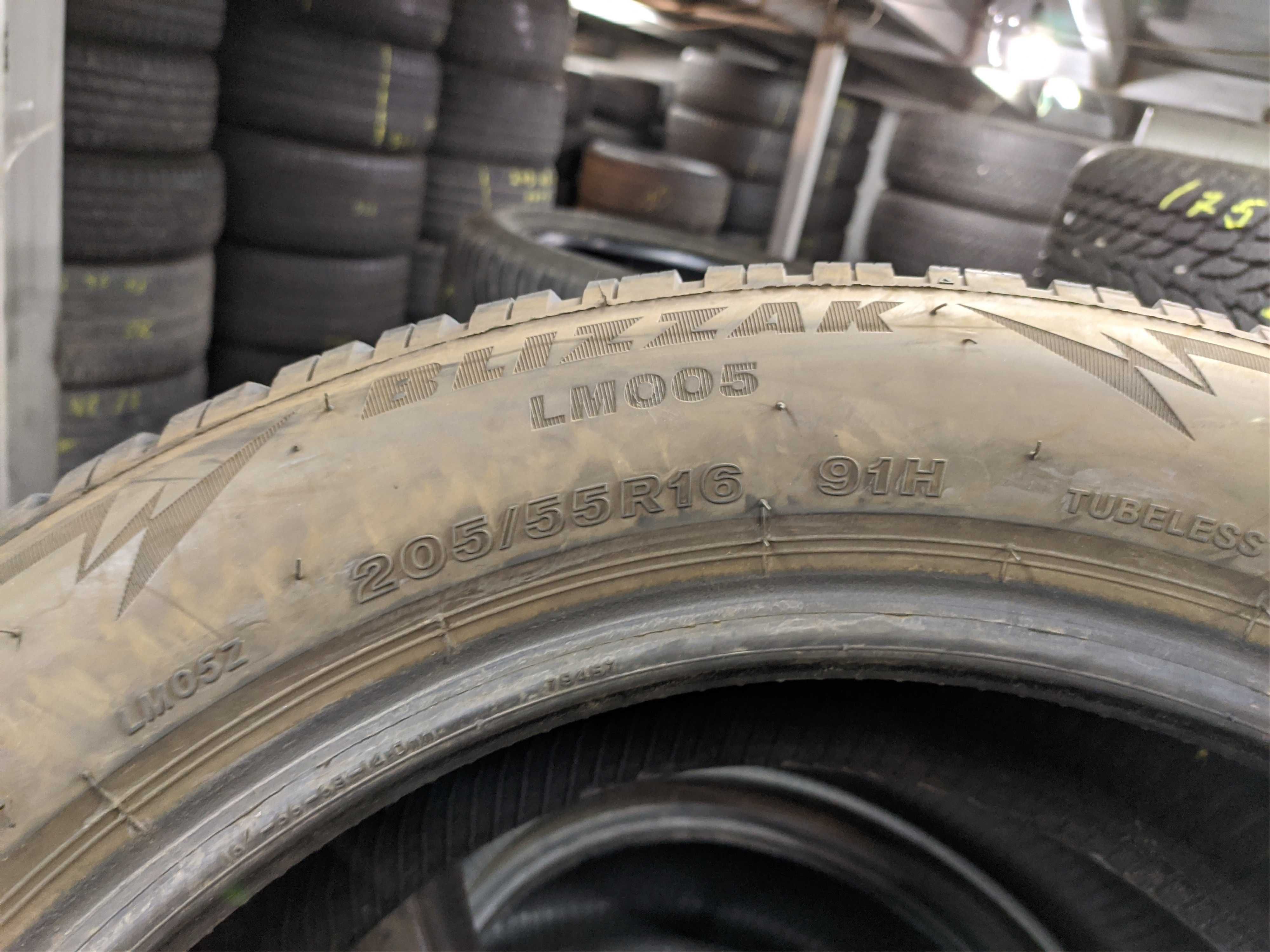 4бр Зимни гуми 205 55 16 - Bridgestone