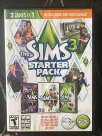 Sims 3 starter pack(late night expansion pack , high-end loft stuff)