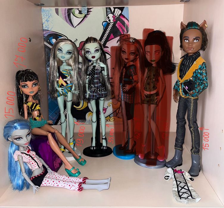 Куклы монстер хай, монстр хай, monster high