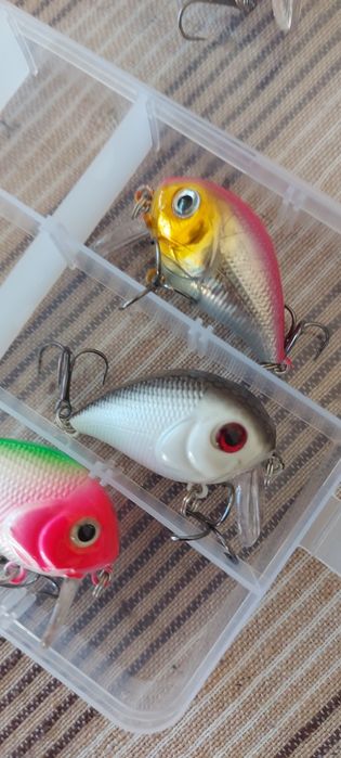 Нови 5бр воблери за спининг риболов, воблер, примамки
