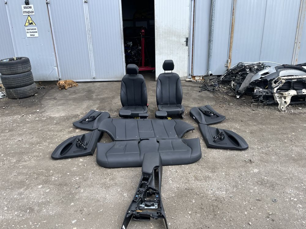 Кожен салон с подгрев бмв 3 ф30 ( kojen saloon bmw 3 f30 )
