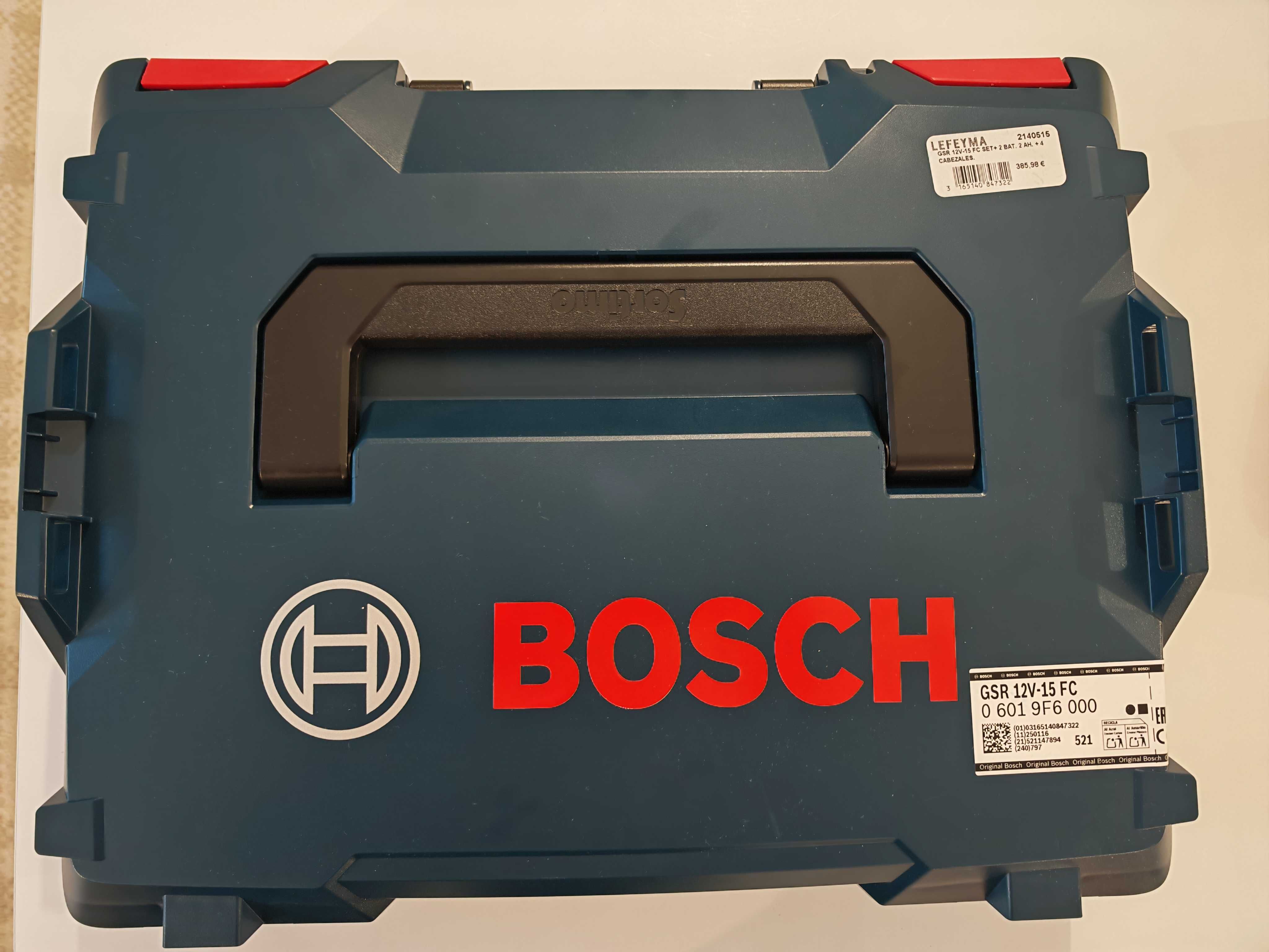 Акумулаторен винтоверт BOSCH GSR 12V-15 с 2 батерии, 2Ah, 12V