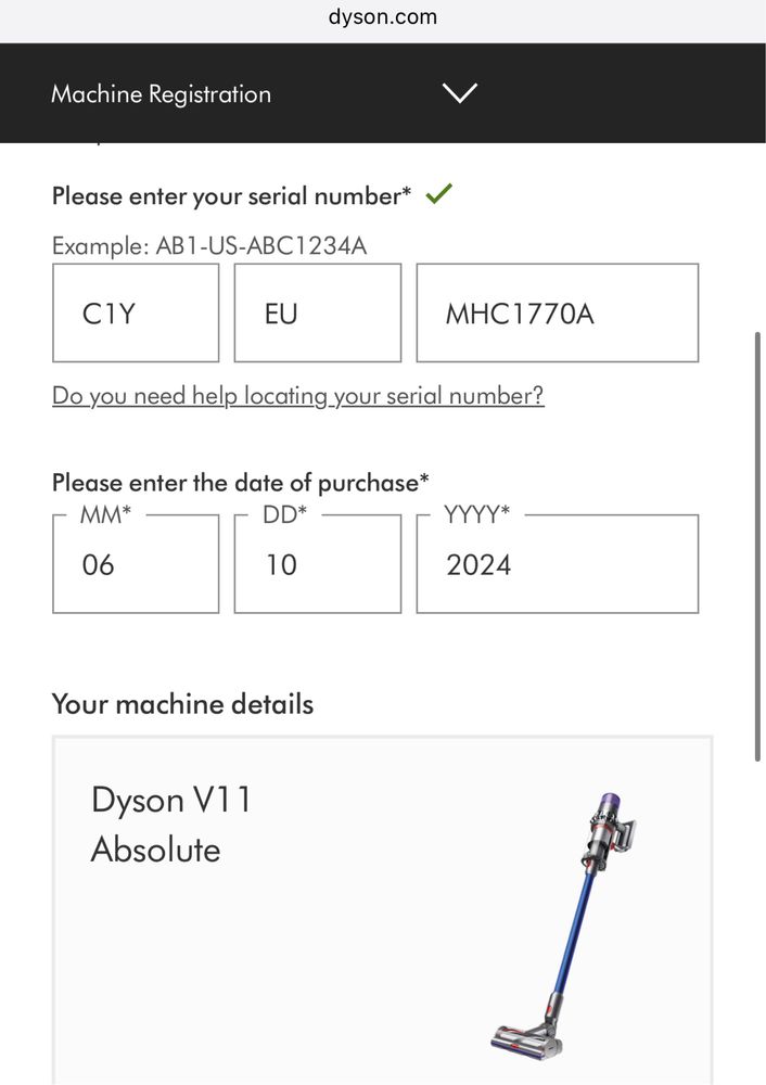 Батерия за безкабелна прахосмукачка DYSON V11