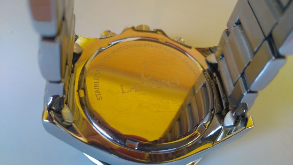 Ceas LAURENS Scuba Inox Alb Original Italy NOU!