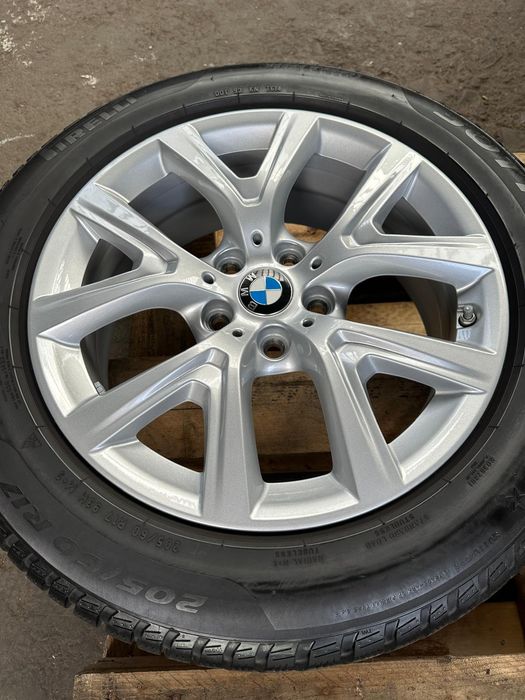 Jante originale BMW style 574 pentru X1 / X2 cu anv iarna 205/60 R17