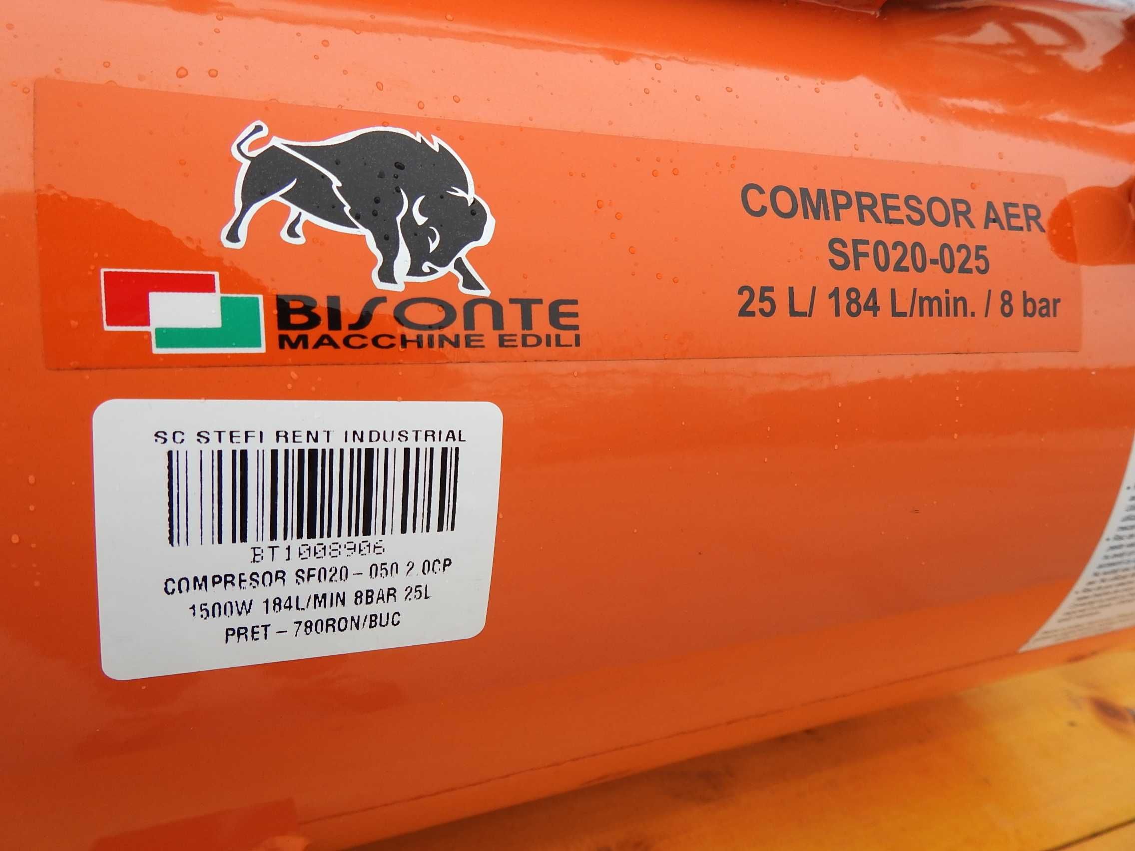 Compresor de aer cu ulei bisonte SF020 025