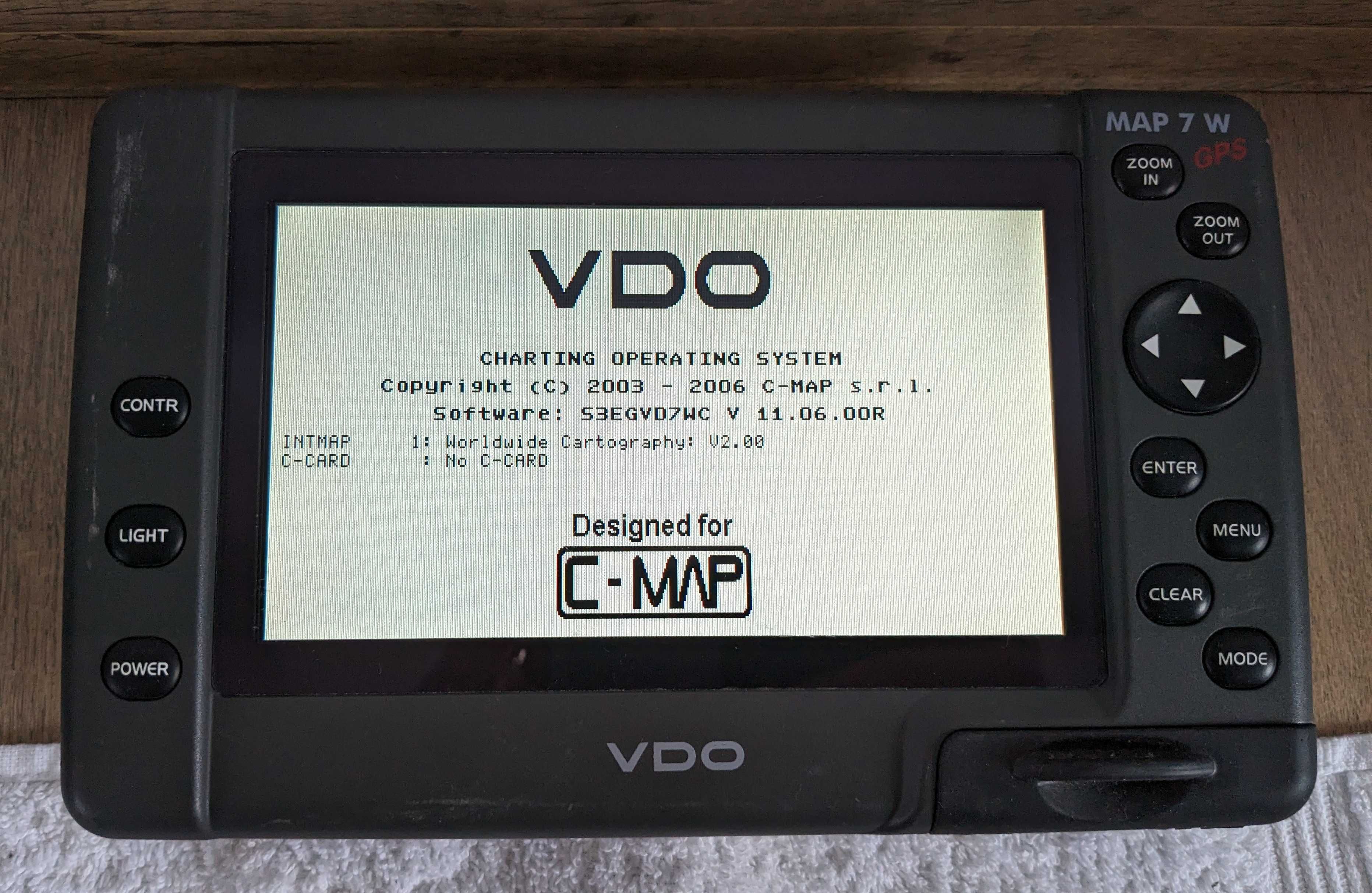 Vand GPS marin VDO MAP 7W Chartplotter