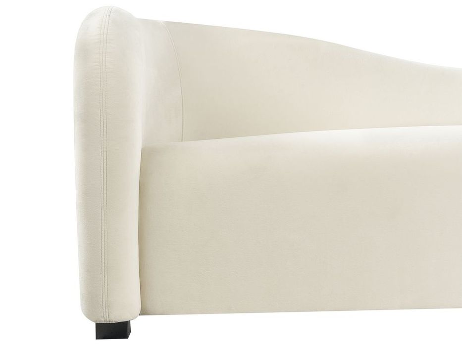 NOU Canapea catifea "VELTADA", curbată