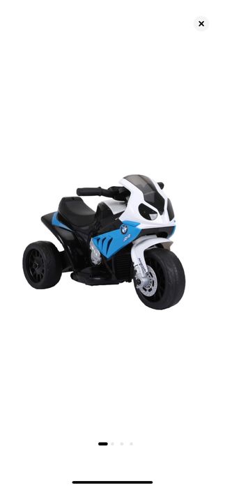Motocicleta electrica pentru copii BMW Coco Toys, MW S1000R Albastra