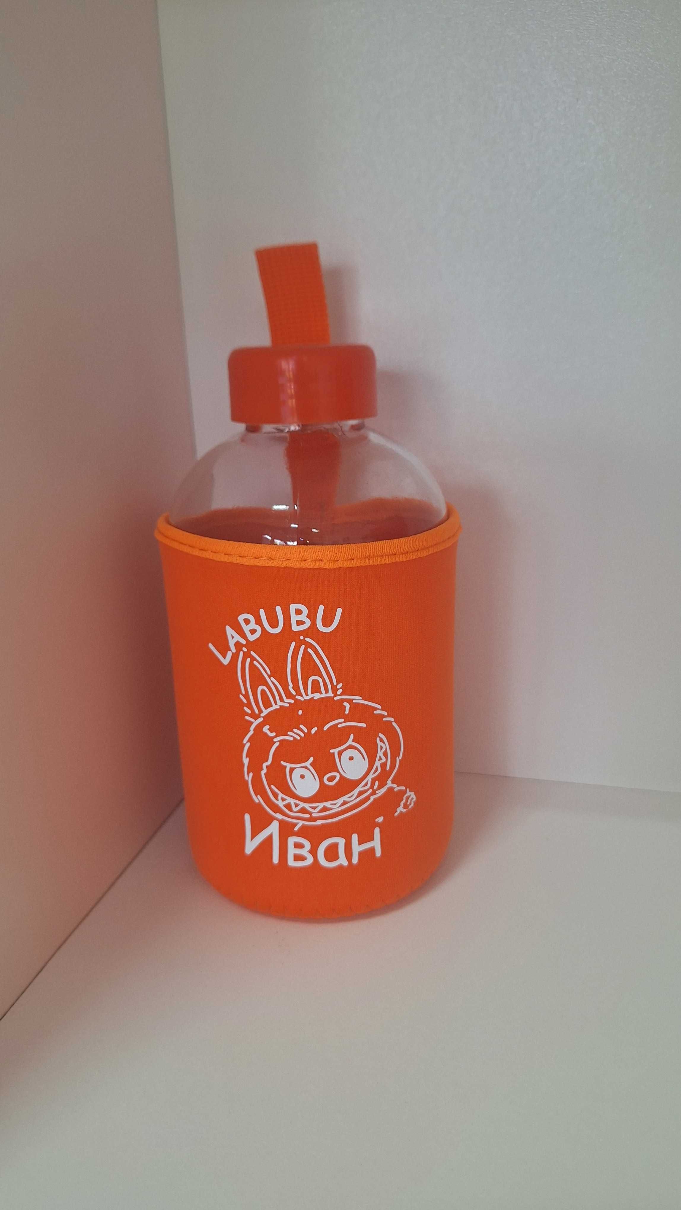 Лабубу / Labubu стъклена бутилка