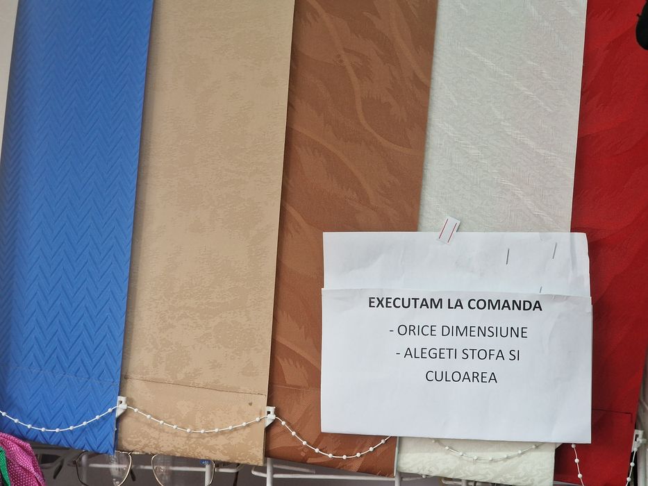 Schimb lamele la jaluzele verticale Am mai multe stofe si culori