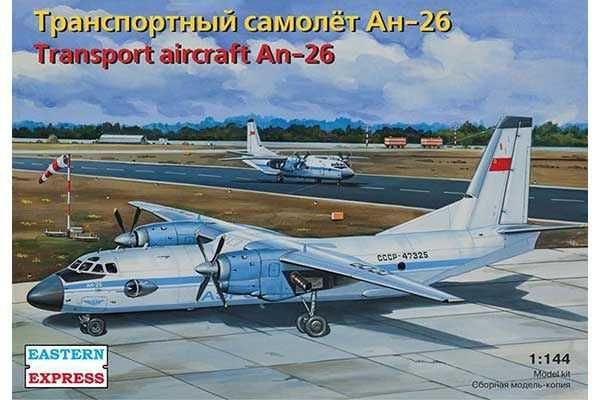 Сборная модель самолета Ан-26 (Вост.Экспресс, 1/144)