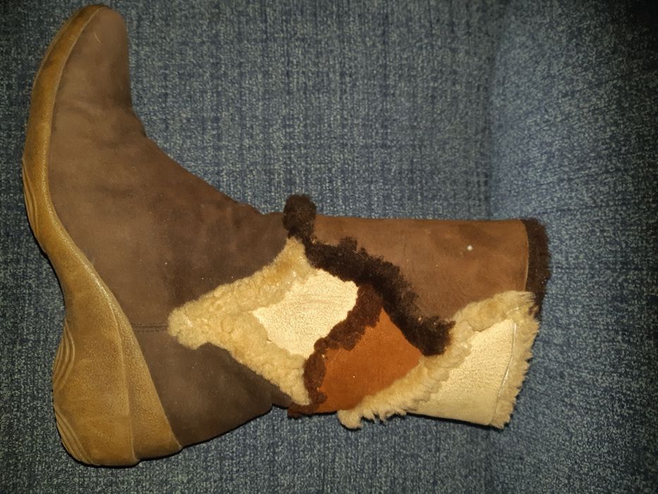 Дубленка натуралка  сапоги унты