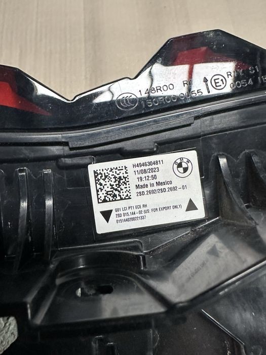 Bmw X3 G01 LCI Стопове