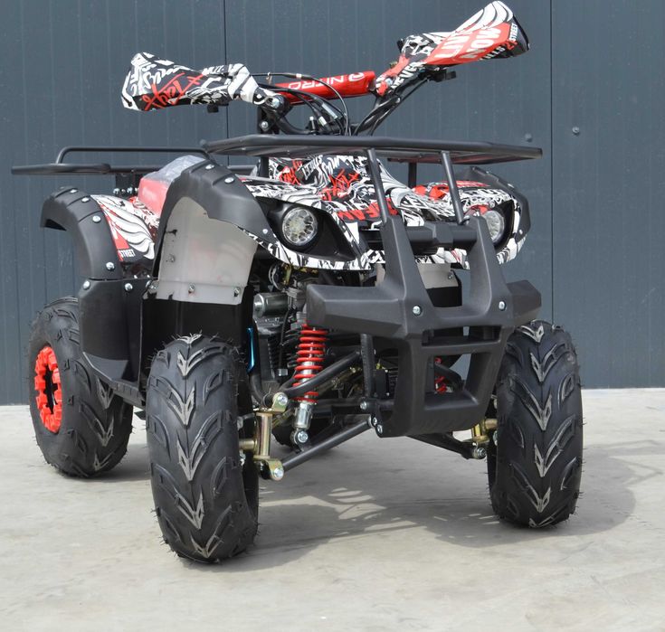 ATV 125CC NOU Toronto RG7 A Sport Nitro Motors  Graffiti-ROSU