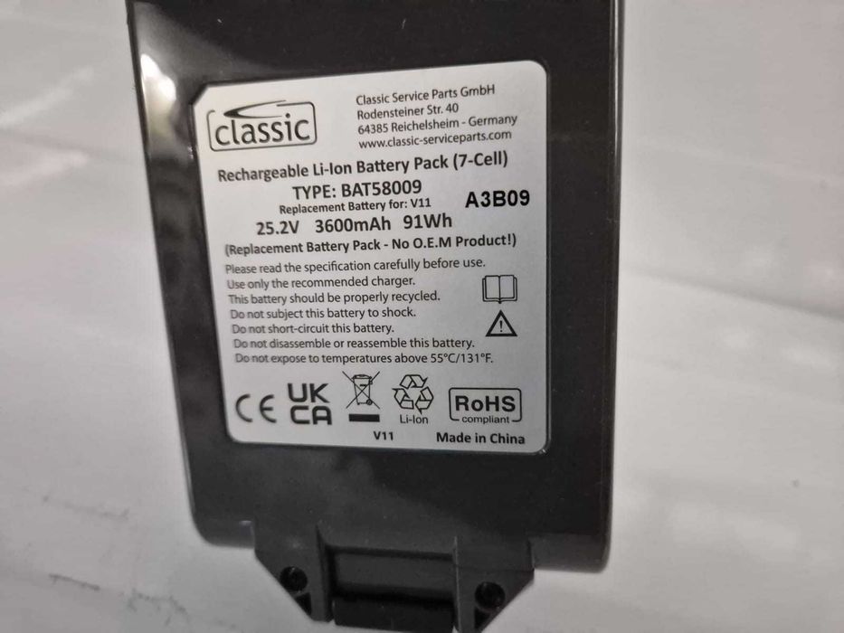 Acumulator compatibil aspirator Dyson V11 SV17 3600 mAh, nou / N3