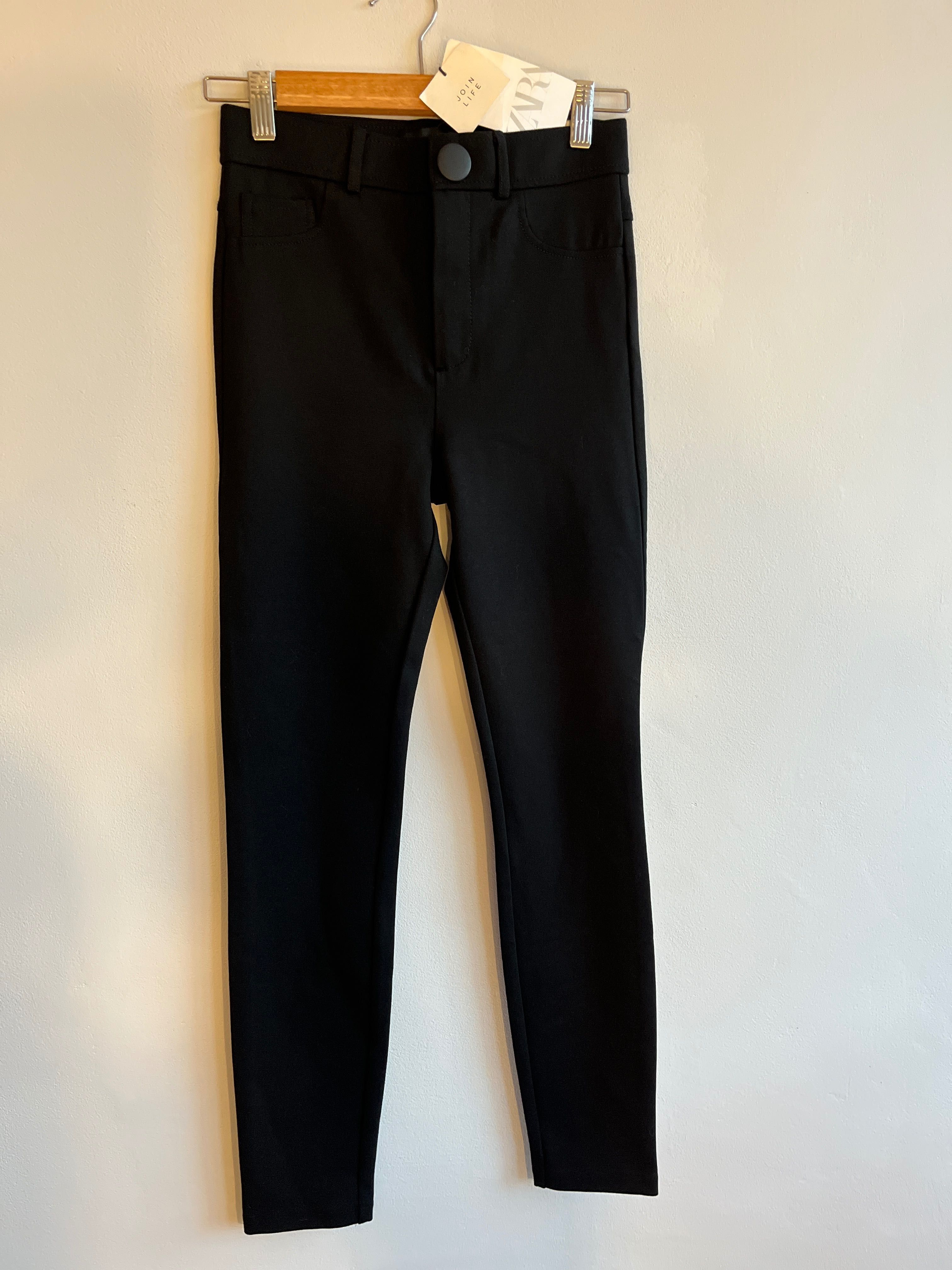 ZARA Legging черен панталон размер 26 S