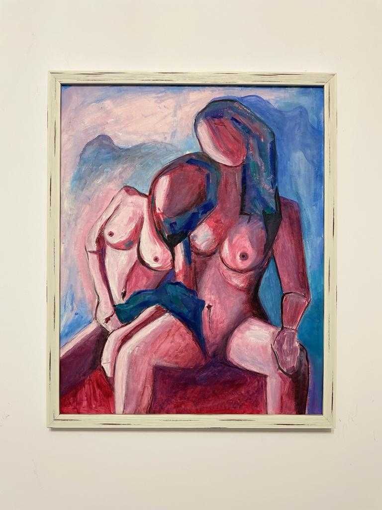 Tablou nud "Senzualitate"- inramat - dimensiuni 53 X 43 cm