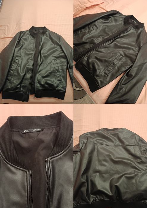 Geacă piele Zara, mărime XXL