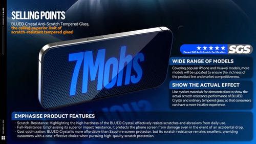 BLUEO Crystal Anti-ReflectiveiPhone 17 ProMax-кристална яснота