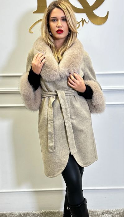 палто от естествен косъм