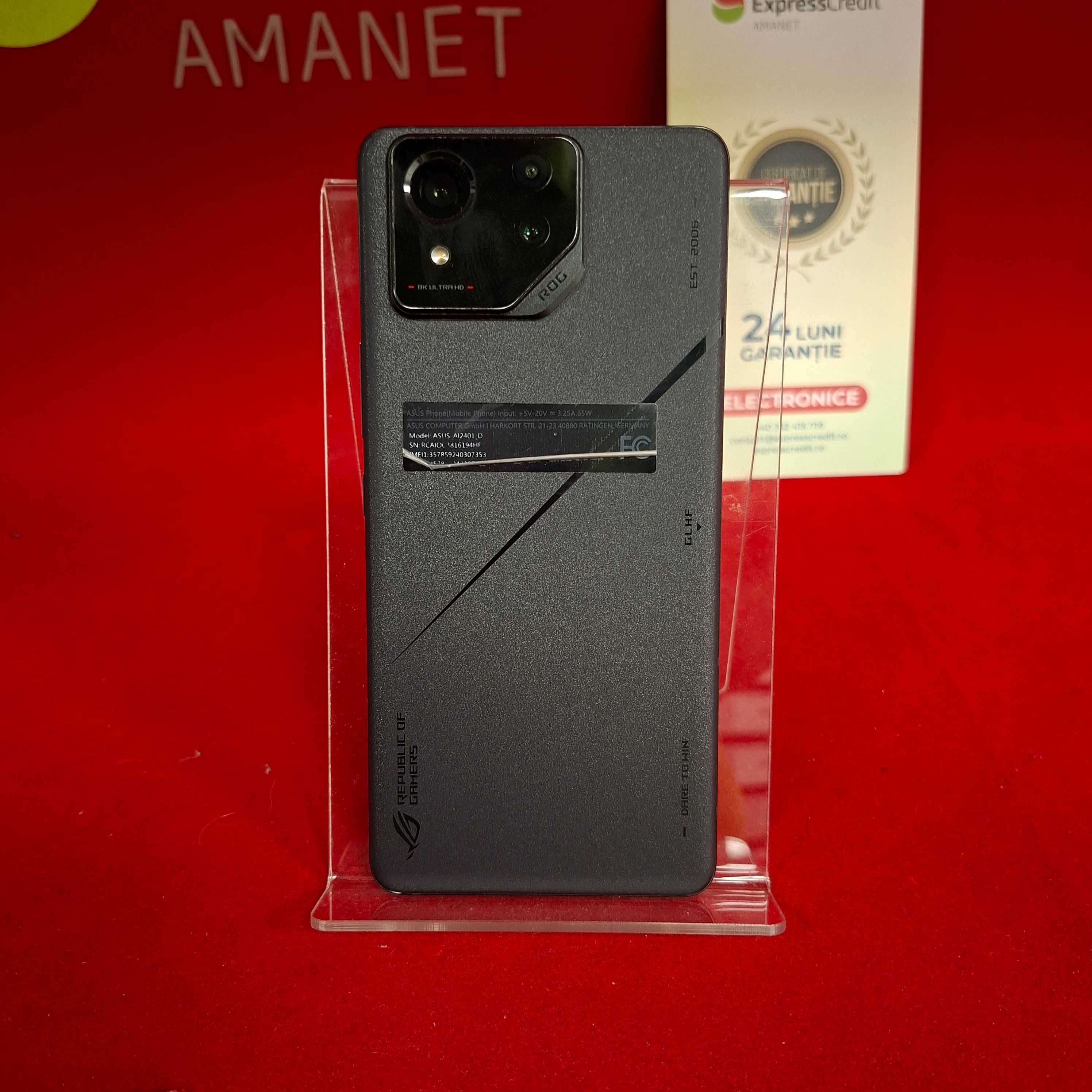 ( B31625.1 / Ag28 Doi Baieti ) ASUS ROG Phone 8 Pro / Garantie 2 ani !