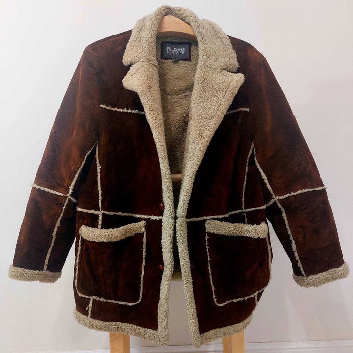 Wilsons Leather Дубленка коричневая USA