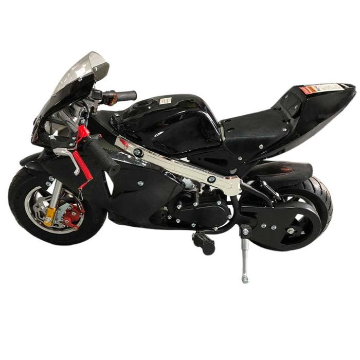 Mini motocicleta copii MiniRocket PS88 50cc negru