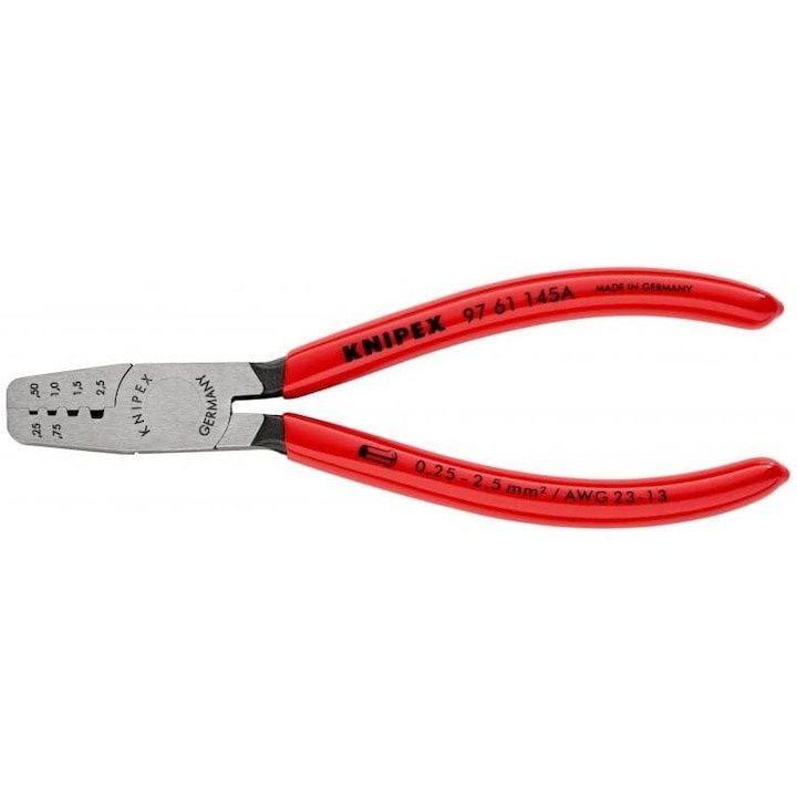 Clește de sertizat Ferule-Pini Knipex 97 61 145 A