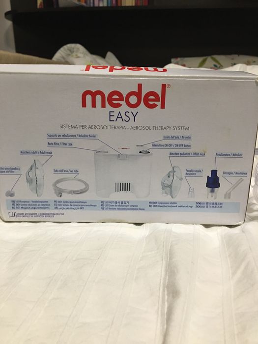 Medel Easy Aerosoloterapie - Sistem de nebulizare cu compresor Medel E