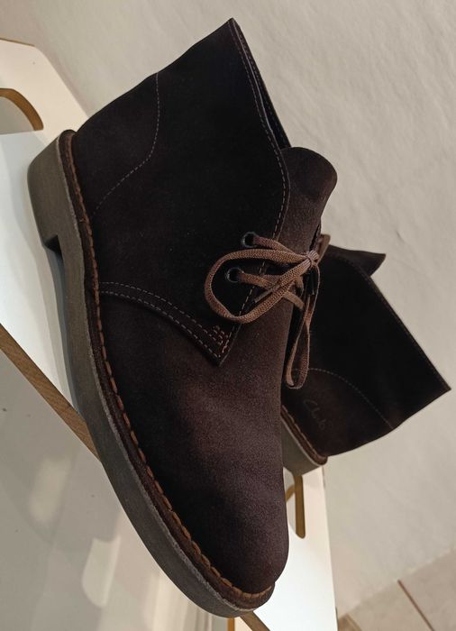 Ghete chukka 41 premium Clarks NOI piele naturala moale