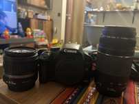 Фотоапарат Canon 500D + 2 обектива