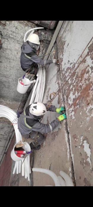 Альпинисты высотные работы