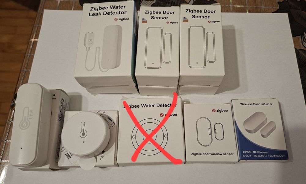 Senzori Zigbee Ewelink (inundație, ușă/geam, temperatură)
