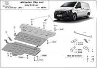 Scut motor metalic pentru Mercedes Vito 1996-prezent - otel 2-2.5mm