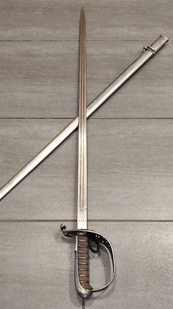 Швейцарска Сабя / Меч / M1899 Swiss Infantry Officer Sword