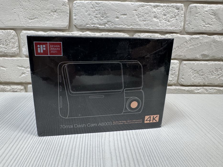 Видеорегистратор автомобильный 70mai Dash Cam 4K A800S