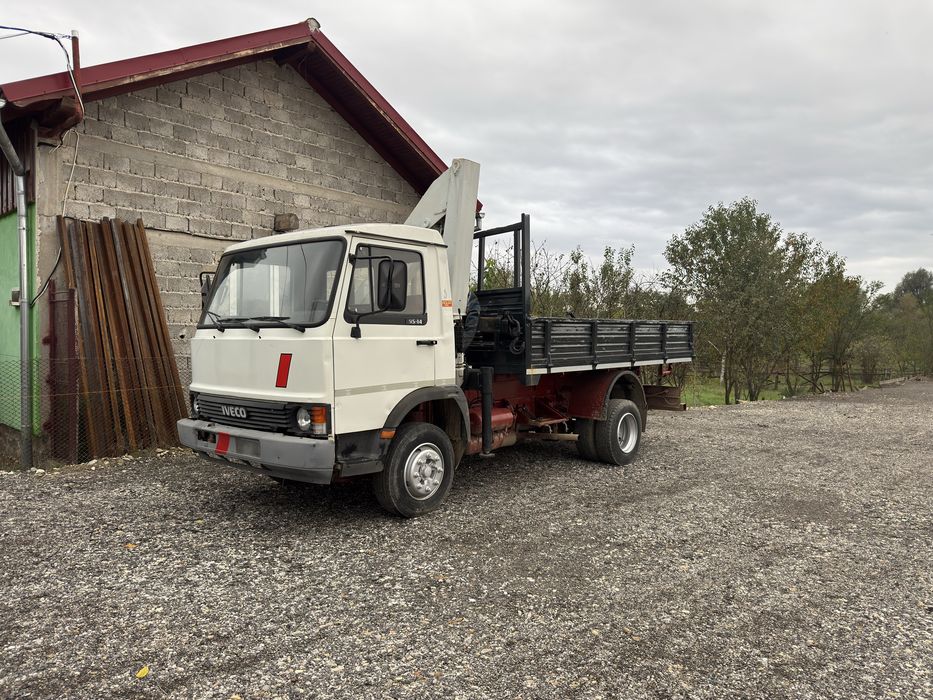 Iveco eurocargo basculabil cu macara 7,5t
